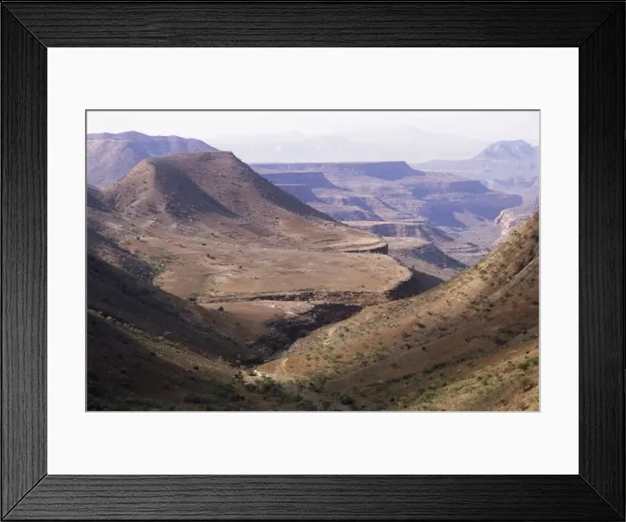 Framed Print : Lasta Valley, Wollo region, Ethiopia, Africa Framed Print : Lasta Valley, Wollo region, Ethiopia, Africa