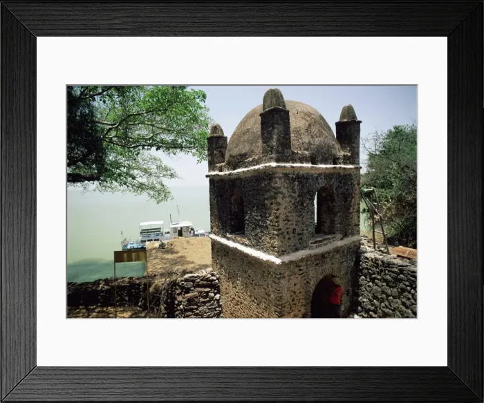 Framed Print : Narga Selassie Christian church, island of Dek, Lake Tana, Gondar region Framed Print : Narga Selassie Christian church, island of Dek, Lake Tana, Gondar region