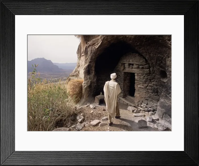 Framed Print : Christian monastery church, Gabriel Wuken, Mount Workamba, Tambien, Tigre provice Framed Print : Christian monastery church, Gabriel Wuken, Mount Workamba, Tambien, Tigre provice