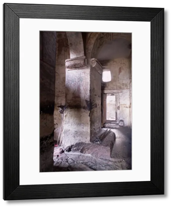 Framed Print : Semi monolithic, rock hewn architecture, Gannata Mariam Christian church Framed Print : Semi monolithic, rock hewn architecture, Gannata Mariam Christian church