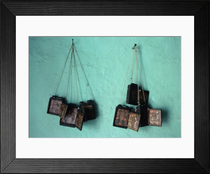 Framed Print : Painted Christian items, Axoum (Axum) (Aksum), Tigre region, Ethiopia, Africa Framed Print : Painted Christian items, Axoum (Axum) (Aksum), Tigre region, Ethiopia, Africa