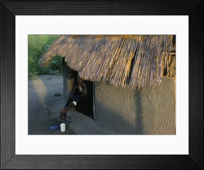 Framed Print : Nuer village on the edge of the Barro, Itang region, Ilubador state, Ethiopia, Africa Framed Print : Nuer village on the edge of the Barro, Itang region, Ilubador state, Ethiopia, Africa