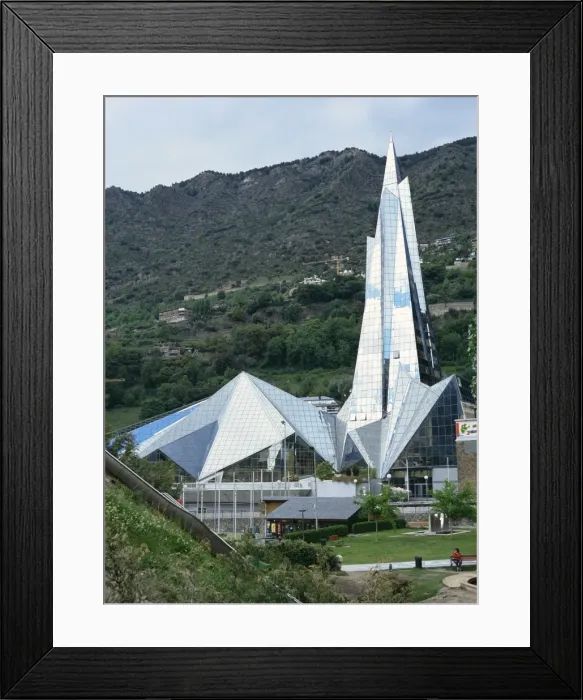 Framed Print : The Caldea, built in the 1990s using natural hot spas it has become a major tourist attraction in the capital, Andorra la Vella Framed Print : The Caldea, built in the 1990s using natural hot spas it has become a major tourist attraction in the capital, Andorra la Vella