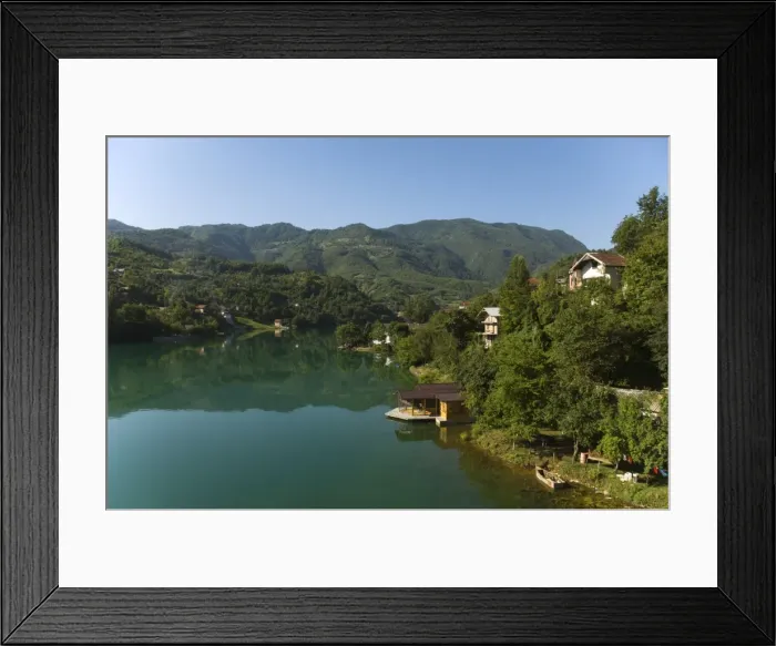 Framed Print : Lake and mountains, near Konjic, Bosnia, Bosnia-Herzegovina, Europe Framed Print : Lake and mountains, near Konjic, Bosnia, Bosnia-Herzegovina, Europe