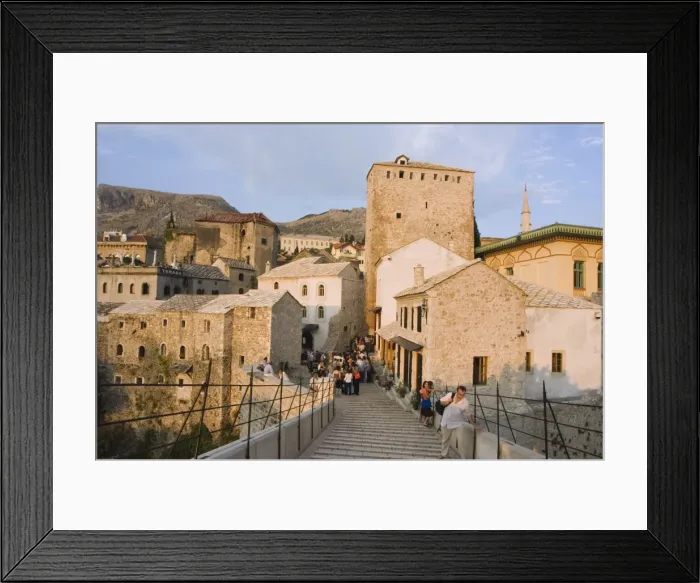 Framed Print : Stari Most Peace Bridge on Neretva River, Mostar, Bosnia, Bosnia-Herzegovina, Europe Framed Print : Stari Most Peace Bridge on Neretva River, Mostar, Bosnia, Bosnia-Herzegovina, Europe