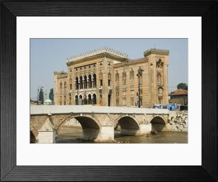 Framed Print : Old Town Hall, The National and University Library Austro-Hungarian Building Framed Print : Old Town Hall, The National and University Library Austro-Hungarian Building
