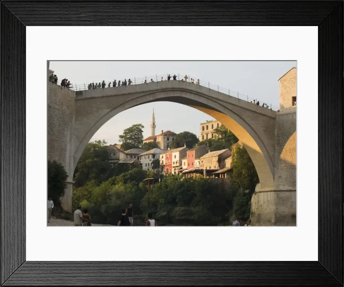 Framed Print : Stari Most Peace Bridge on Neretva River, Mostar, Bosnia, Bosnia-Herzegovina, Europe Framed Print : Stari Most Peace Bridge on Neretva River, Mostar, Bosnia, Bosnia-Herzegovina, Europe