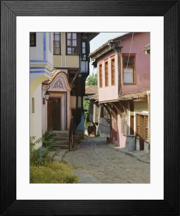 Framed Print : Old town of Plovdin, Bulgaria