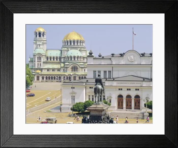 Framed Print : National Assembly and Alexander Palace, Sofia, Bulgaria Framed Print : National Assembly and Alexander Palace, Sofia, Bulgaria