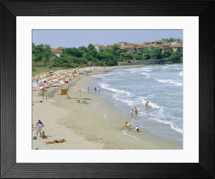 Framed Print : Black sea resort, Sozopol Beach, Bulgaria Framed Print : Black sea resort, Sozopol Beach, Bulgaria
