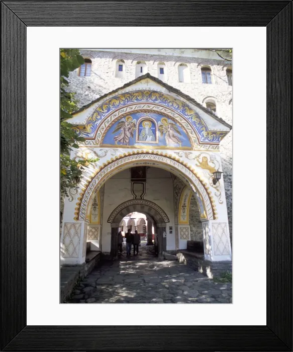 Framed Print : Samokov Gate of Rila monastery, UNESCO World Heritage Site, Rila Mountains Framed Print : Samokov Gate of Rila monastery, UNESCO World Heritage Site, Rila Mountains