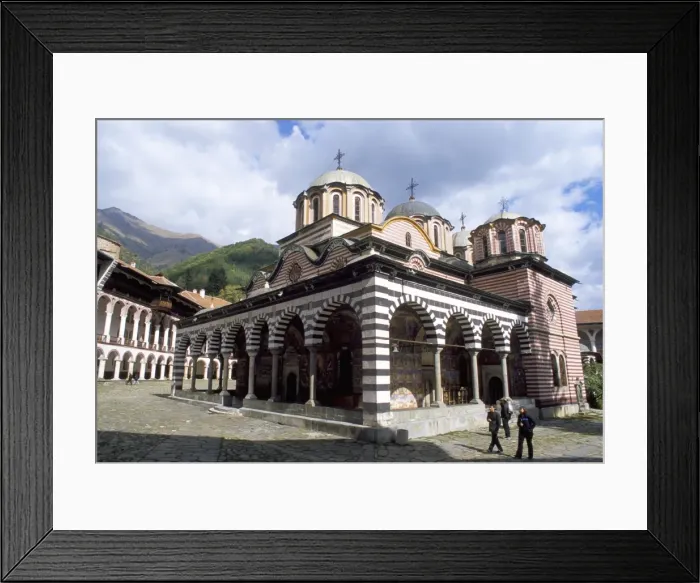 Framed Print : Nativity church in courtyard of Rila monastery, UNESCO World Heritage Site Framed Print : Nativity church in courtyard of Rila monastery, UNESCO World Heritage Site