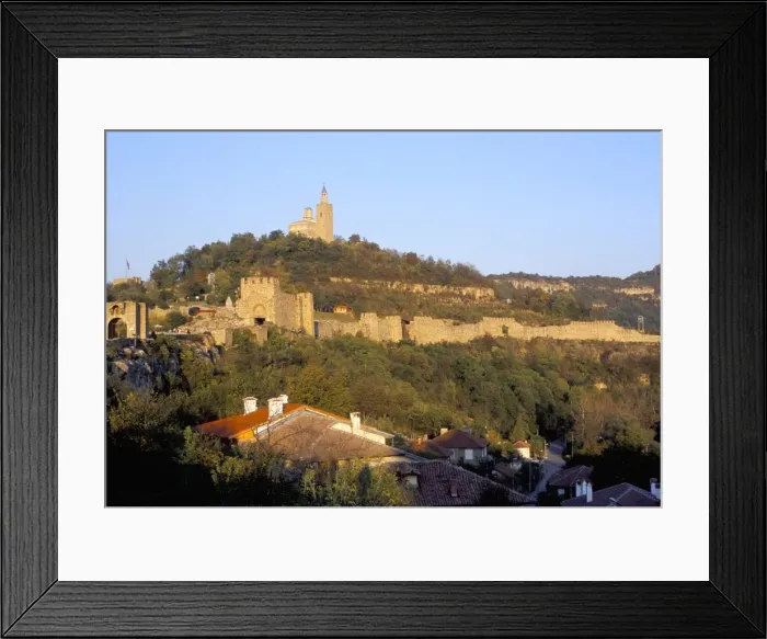 Framed Print : Tsarevets fortress dominated by Patriarchal Complex, Tsarevets Hill, Veliko Tarnovo Framed Print : Tsarevets fortress dominated by Patriarchal Complex, Tsarevets Hill, Veliko Tarnovo