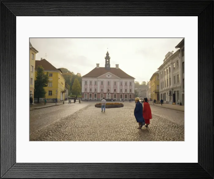 Framed Print : Town Hall Square, Tartu, Estonia Framed Print : Town Hall Square, Tartu, Estonia