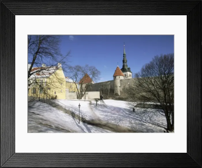 Framed Print : The Old Town in winter, Tallinn, UNESCO World Heritage Site, Estonia, Baltic States Framed Print : The Old Town in winter, Tallinn, UNESCO World Heritage Site, Estonia, Baltic States