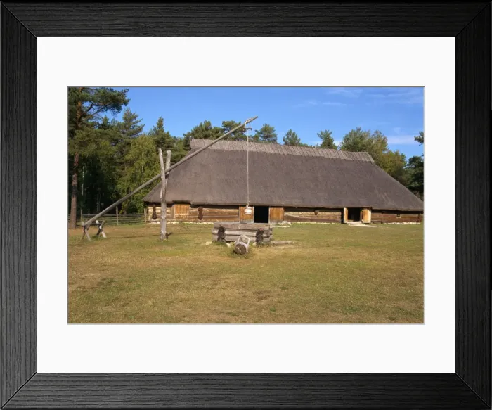 Framed Print : Old Estonian building, Muhu, an island to the west of Tallinn, Estonia Framed Print : Old Estonian building, Muhu, an island to the west of Tallinn, Estonia