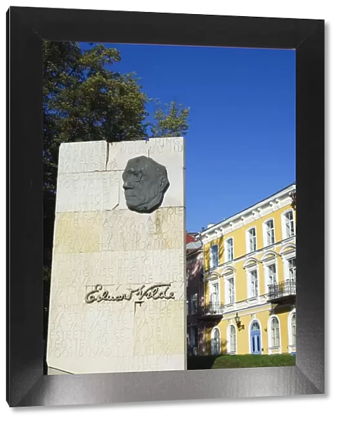 Memorial stone to Edward Wilde, Tallinn, Estonia, Baltic States, Europe