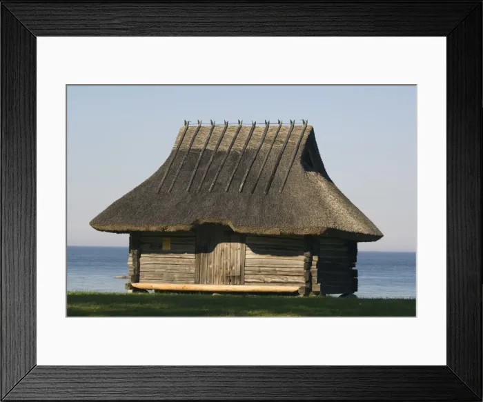 Framed Print : Traditional thatched roof farmhouse, National Open Air Museum, Rocca Al Mar Framed Print : Traditional thatched roof farmhouse, National Open Air Museum, Rocca Al Mar