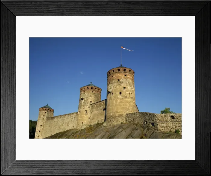Framed Print : Olavinlinna Castle, founded in 1475, at Savonlinna, Finland, Scandinavia, Europe Framed Print : Olavinlinna Castle, founded in 1475, at Savonlinna, Finland, Scandinavia, Europe