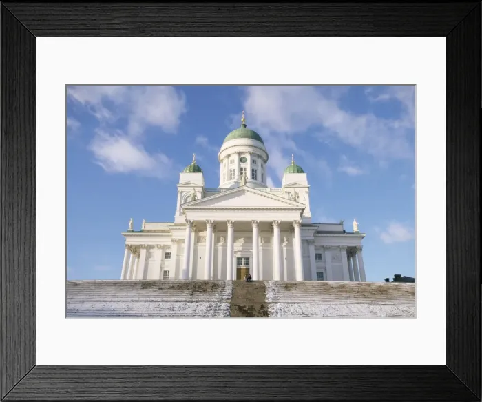 Framed Print : Lutheran Christian cathedral in winter snow, Helsinki, Finland, Scandinavia, Europe Framed Print : Lutheran Christian cathedral in winter snow, Helsinki, Finland, Scandinavia, Europe