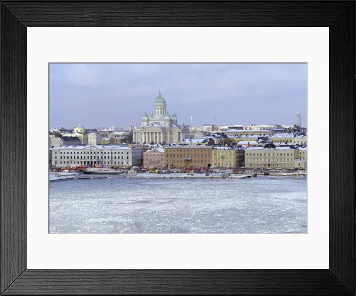Framed Print : Winter, Helsinki, Finland, Scandinavia, Europe Framed Print : Winter, Helsinki, Finland, Scandinavia, Europe