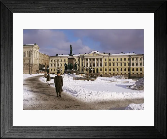 Framed Print : Winter, Helsinki, Finland, Scandinavia, Europe Framed Print : Winter, Helsinki, Finland, Scandinavia, Europe