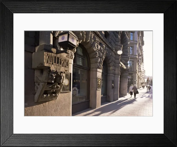 Framed Print : Art deco features and doorways, Helsinki, Finland, Scandinavia, Europe