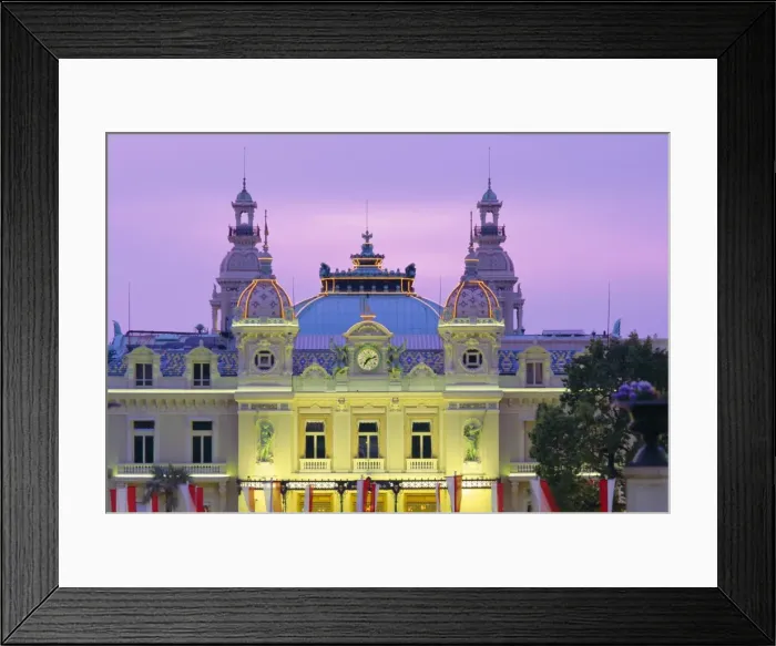 Framed Print : The Casino, west front, Monte Carlo, Monaco, Europe Framed Print : The Casino, west front, Monte Carlo, Monaco, Europe