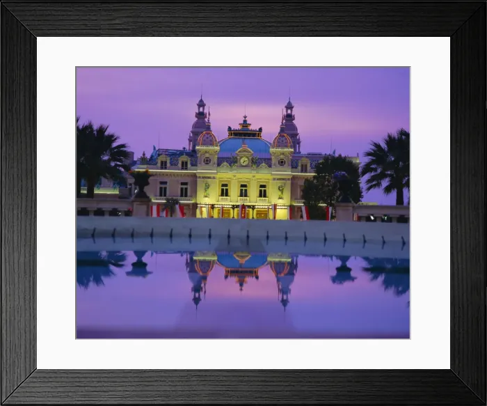 Framed Print : West front of the Casino, Monte Carlo, Monaco, Europe Framed Print : West front of the Casino, Monte Carlo, Monaco, Europe
