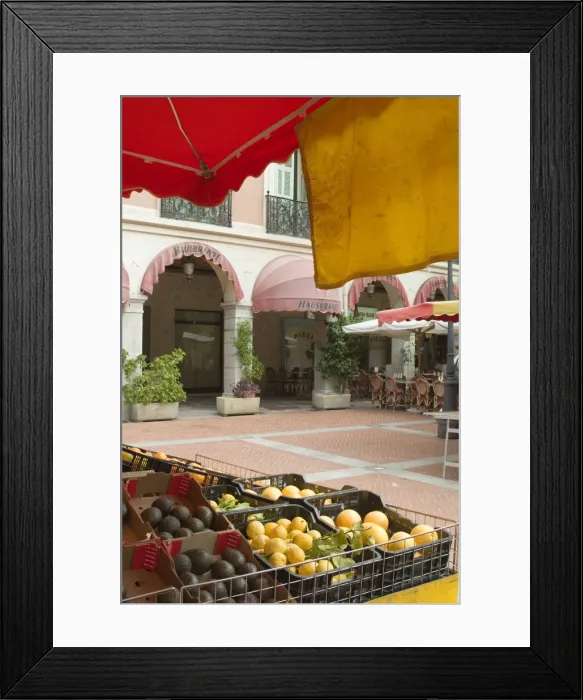 Framed Print : Marche de la Condamine, Monaco, Europe