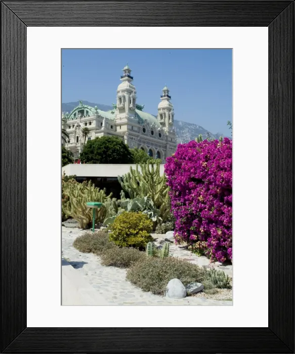 Framed Print : Opera, Monte Carlo, Monaco, Europe Framed Print : Opera, Monte Carlo, Monaco, Europe