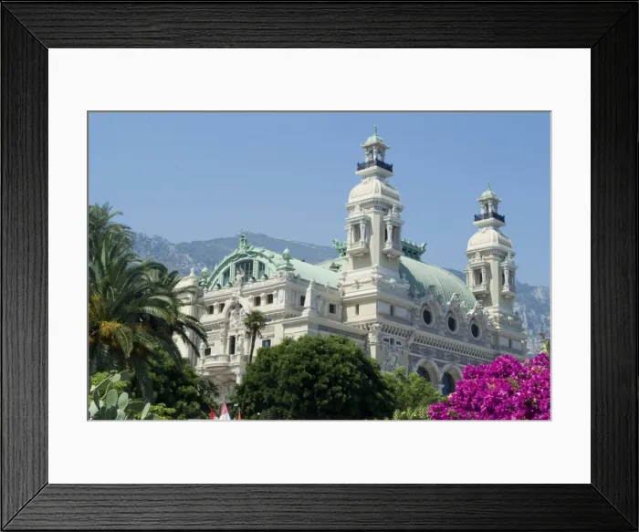 Framed Print : Opera, Monte Carlo, Monaco, Europe Framed Print : Opera, Monte Carlo, Monaco, Europe