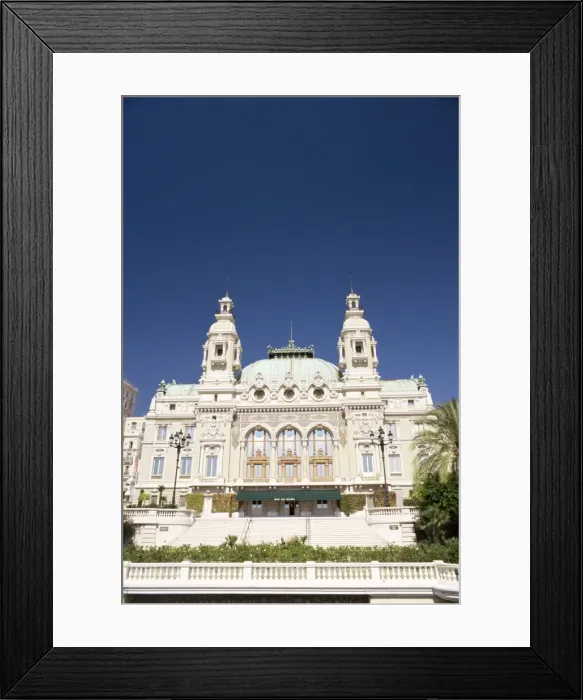 Framed Print : The casino, Monte Carlo, Monaco, Cote d Azur, Europe Framed Print : The casino, Monte Carlo, Monaco, Cote d Azur, Europe