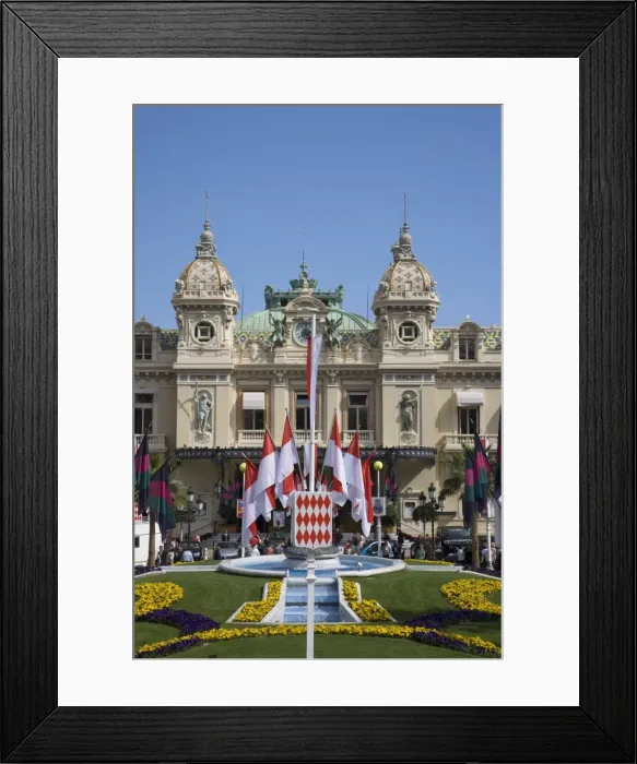 Framed Print : The Casino, Monte Carlo, Monaco, Cote d Azur, Europe Framed Print : The Casino, Monte Carlo, Monaco, Cote d Azur, Europe