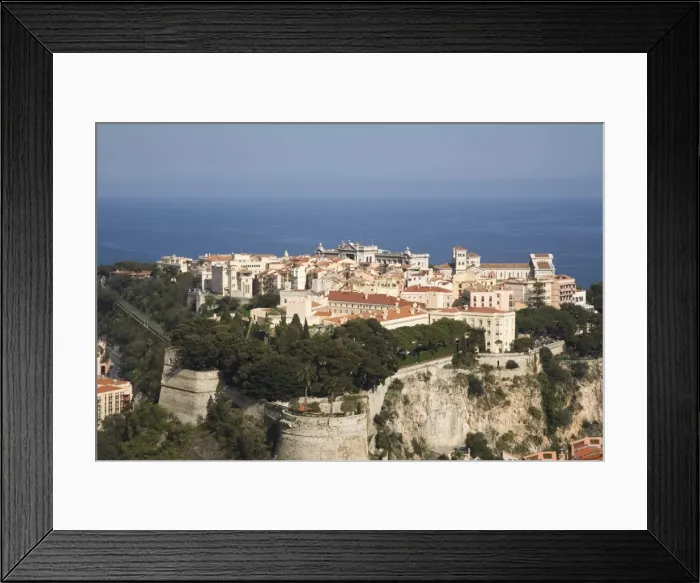 Framed Print : The Rock, Monaco, Cote d Azur, Mediterranean, Europe Framed Print : The Rock, Monaco, Cote d Azur, Mediterranean, Europe