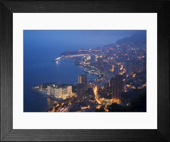 Framed Print : Monaco, Cote d Azur, Mediterranean, Europe Framed Print : Monaco, Cote d Azur, Mediterranean, Europe
