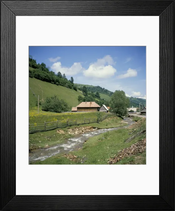 Framed Print : Seitin village, Apuseni mountains, Carpathian mountains, Transylvania, Romania, Europe Framed Print : Seitin village, Apuseni mountains, Carpathian mountains, Transylvania, Romania, Europe