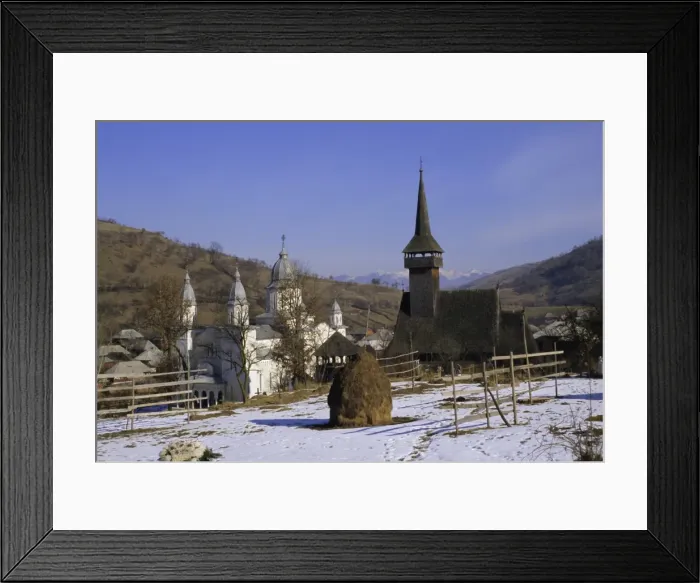 Framed Print : Churches in Maramuresh (Maramures), Romania, Europe Framed Print : Churches in Maramuresh (Maramures), Romania, Europe