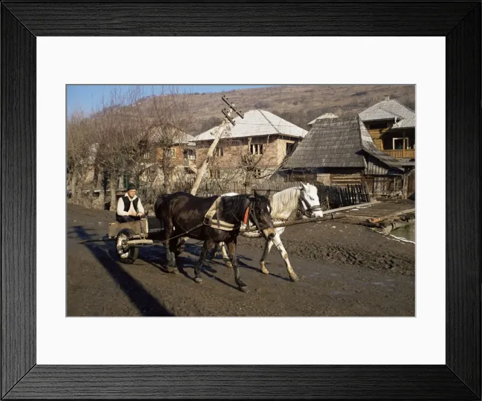 Framed Print : Botiba village, Maramuresh region, Romania, Europe Framed Print : Botiba village, Maramuresh region, Romania, Europe