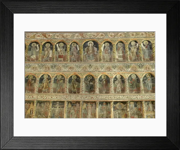 Framed Print : Frescoes inside the Princely Church, Court of Arges, Curtea de Arges, Wallachia Framed Print : Frescoes inside the Princely Church, Court of Arges, Curtea de Arges, Wallachia