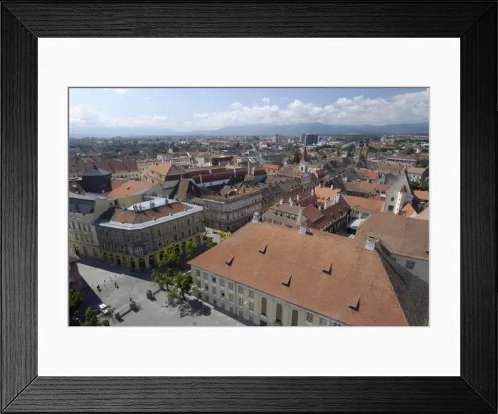 Framed Print : Sibiu from the Evangelical Cathedral tower, Sibiu, Transylvania, Romania, Europe Framed Print : Sibiu from the Evangelical Cathedral tower, Sibiu, Transylvania, Romania, Europe