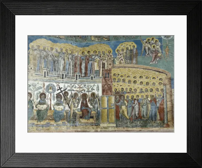 Framed Print : Painted monastery of Voronet, Moldavia and Southern Bukovina, Romania, Europe Framed Print : Painted monastery of Voronet, Moldavia and Southern Bukovina, Romania, Europe