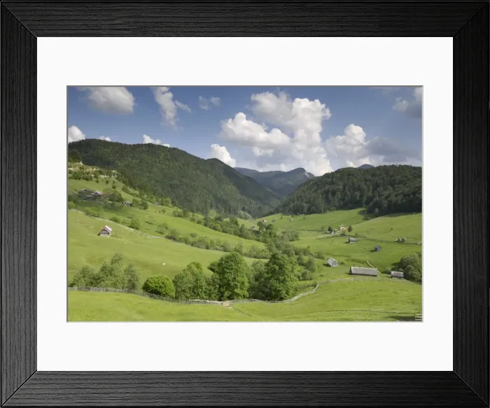Framed Print : Alpine scenery, near Fundata and Bran, Transylvania, Romania, Europe Framed Print : Alpine scenery, near Fundata and Bran, Transylvania, Romania, Europe