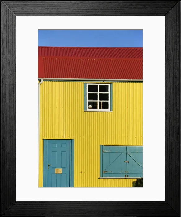 Framed Print : Colourful traditional house, Stanley, East Falkland, Falkland Islands, South Atlantic Framed Print : Colourful traditional house, Stanley, East Falkland, Falkland Islands, South Atlantic