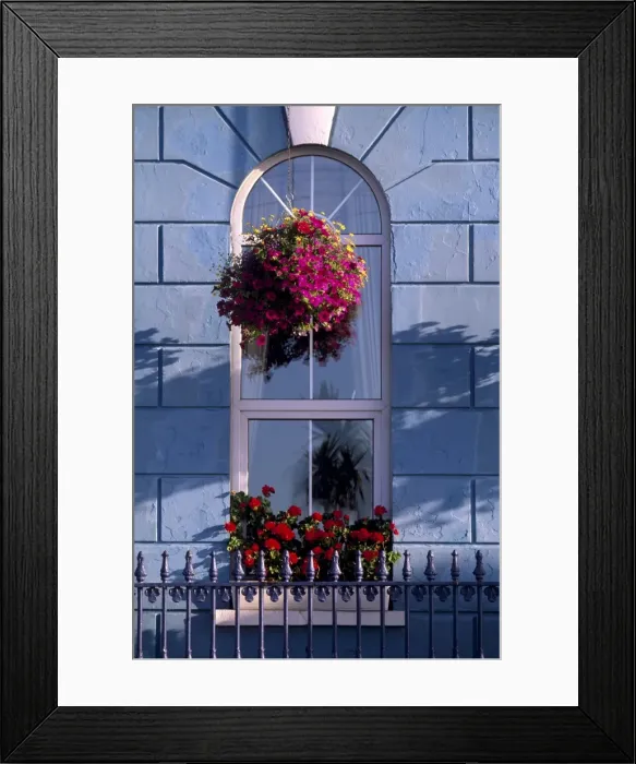 Framed Print : Window of an hotel at Cobh (Cork), County Cork, Munster, Republic of Ireland, Europe Framed Print : Window of an hotel at Cobh (Cork), County Cork, Munster, Republic of Ireland, Europe