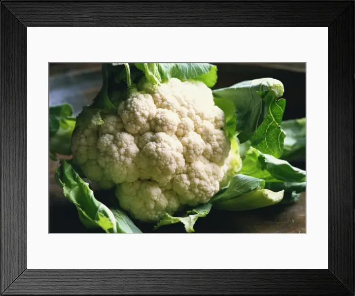 Framed Print : Close-up of a cauliflower Framed Print : Close-up of a cauliflower