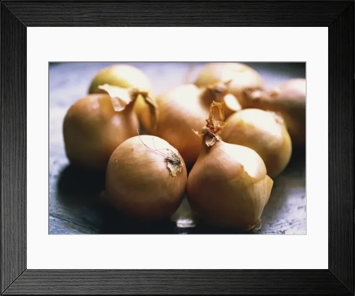 Framed Print : Close-up of onions Framed Print : Close-up of onions
