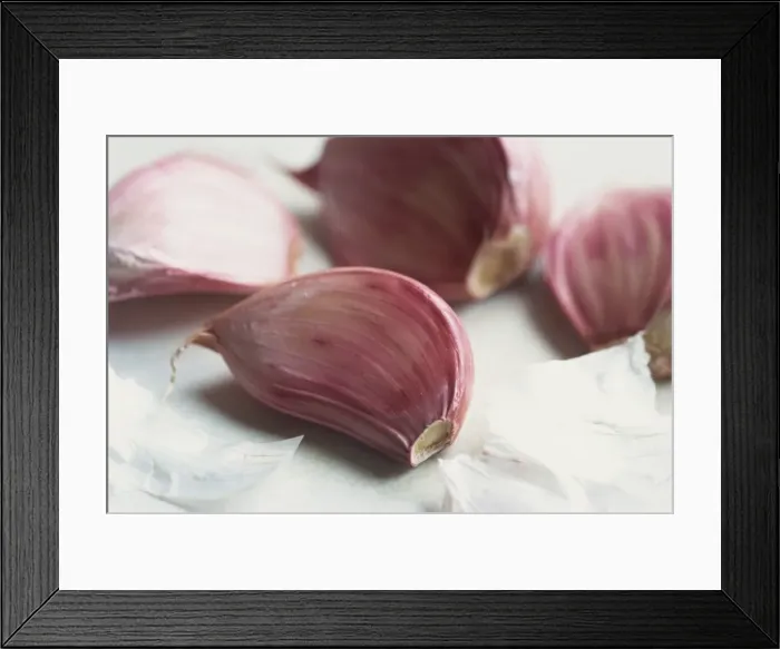 Framed Print : Garlic cloves Framed Print : Garlic cloves
