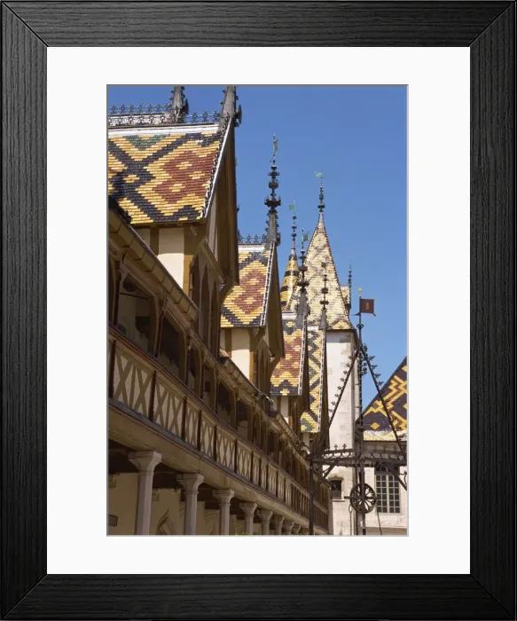 Framed Print : Hotel Dieu (Hospital of God), Beaune, Burgundy, France, Europe Framed Print : Hotel Dieu (Hospital of God), Beaune, Burgundy, France, Europe