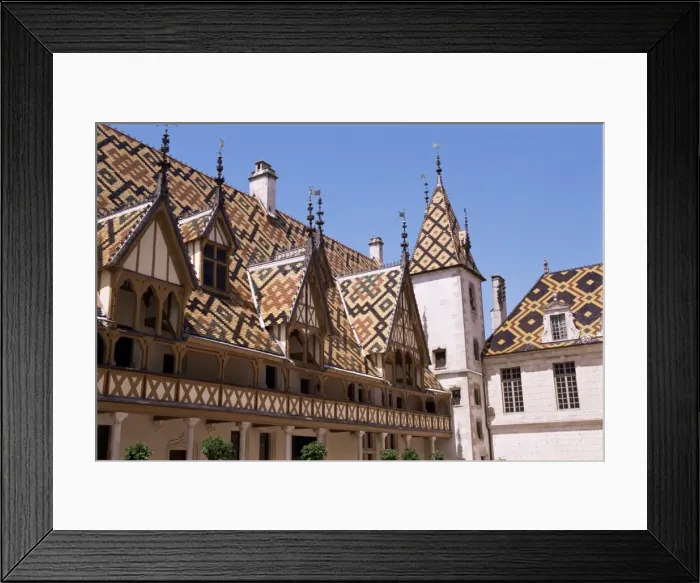Framed Print : Hotel Dieu (Hospital of God), Beaune, Burgundy, France, Europe Framed Print : Hotel Dieu (Hospital of God), Beaune, Burgundy, France, Europe